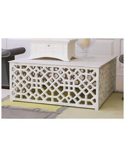 Marble Fret Cocktail Table Home