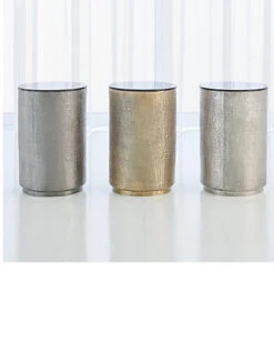 Hemp Etched Barrel Table Home