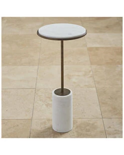 Short Cored Marble Table Home