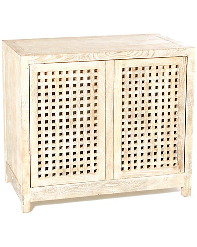 Driftwood Lattice Two-Door Cabinet Home 3 Driftwood Lattice Two-Door Cabinet Home