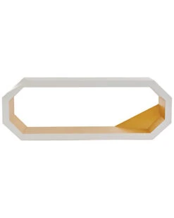 Facet Console-Gold Leaf Home