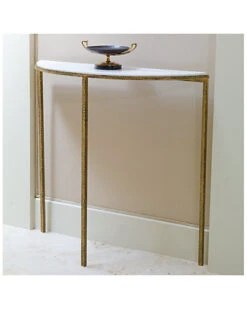 Hammered Gold Console Home