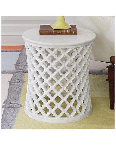 Marble Arabesque Side Table Home 3 Marble Arabesque Side Table Home