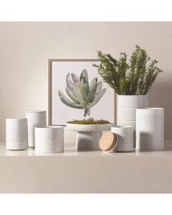 Ck Canister W/Cork Lid Home -Global Views 3050305083 RLLD 3