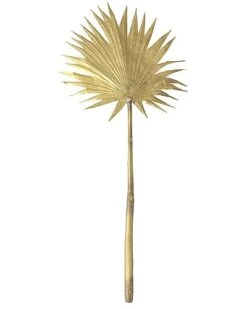 Brass Palm Leaf Home