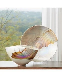 Ivory/Amber Oval Bowl Home -Global Views 3050305128 RLLD 2