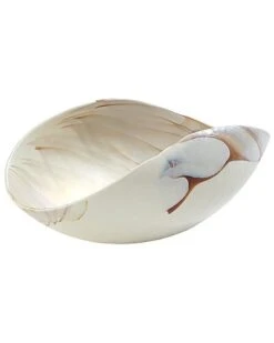 Ivory/Amber Oval Bowl Home