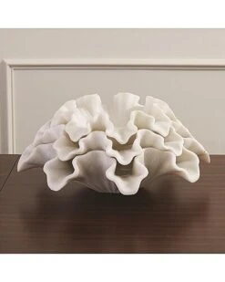 Marble Ruffle Bowl Home -Global Views 3050305131 RLLD 2