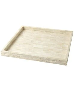 Chiseled Bone Tray Home