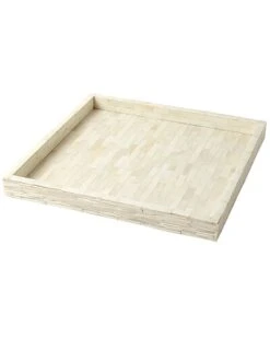 Chiseled Bone Tray Home