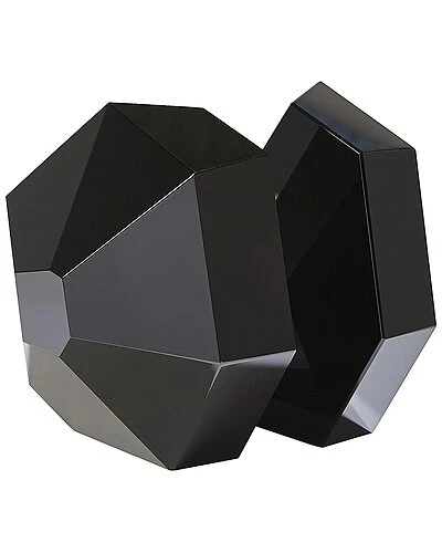 S/2 Crystal Bookends Home 3 S/2 Crystal Bookends Home