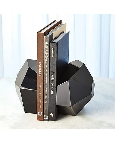 S/2 Crystal Bookends Home 4 S/2 Crystal Bookends Home - Image 2