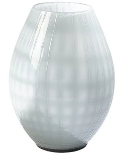 Cased Glass Grid Vase Home