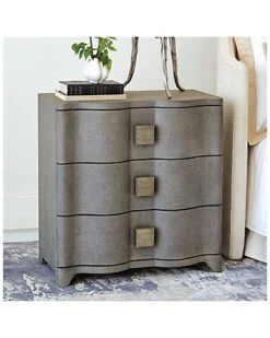 Toile Linen Bedside Chest Home