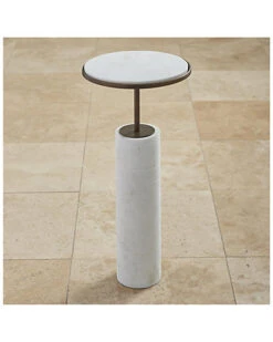 Tall Cored Marble Table Home