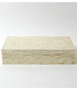 Chiseled Bone Storage Box Home