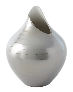 Platinum Stripe Vase Home