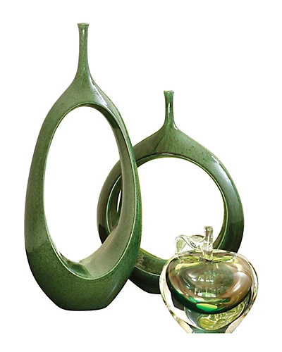 Open Oval Ring Vase Home 3 Open Oval Ring Vase Home