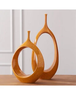 Open Ring Vase Home
