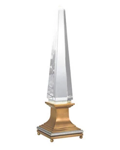 Illuminated Crystal Obelisk Home