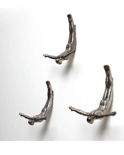 Wall Diver Thai Silver Leaf Home