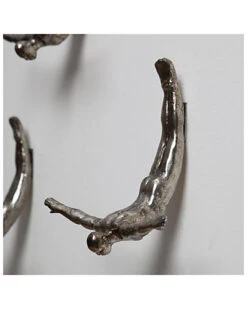 Wall Diver Thai Silver Leaf Home -Global Views 3050556099 RLLD 3