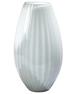 Cased Glass Stripe Vase Home