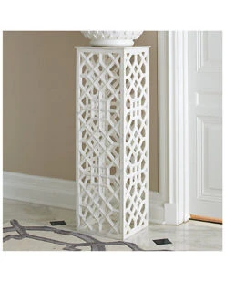 Marble Fret Pedestal Home